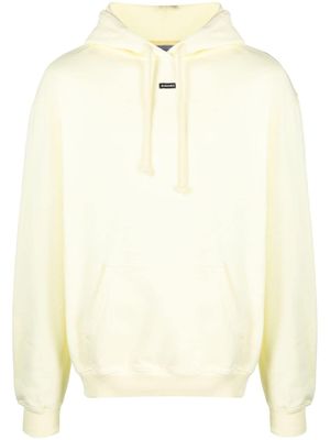BLUEMARBLE hoodie en coton à logo imprimé - Jaune