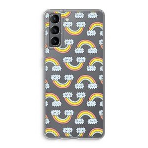 Regenboog: Samsung Galaxy S21 Transparant Hoesje