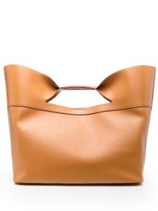 Alexander McQueen sac à main The Bow en cuir - Marron