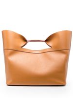 Alexander McQueen sac à main The Bow en cuir - Marron - thumbnail