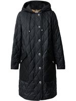 Burberry doudoune mi-longue - Noir