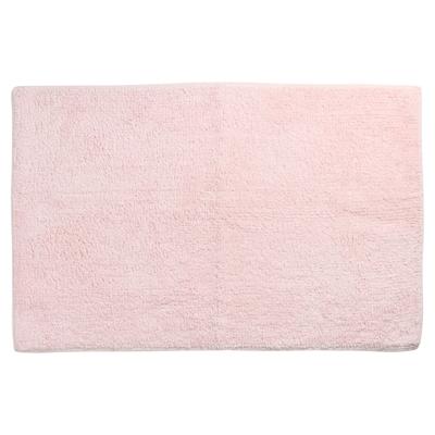 Differnz Initio badmat 100% katoen - geschikt voor vloerverwarming - 50 x 80 cm - roze