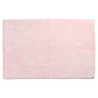 Differnz Initio badmat 100% katoen - geschikt voor vloerverwarming - 50 x 80 cm - roze