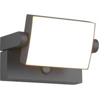 LED Wandlamp Buitenverlichting Antraciet 10W 3000K IP54 Bewegingssensor
