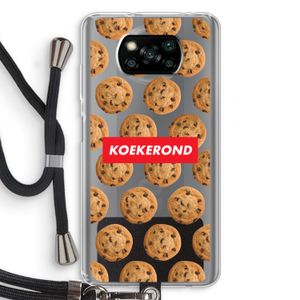 Koekerond: Xiaomi Poco X3 NFC Transparant Hoesje met koord