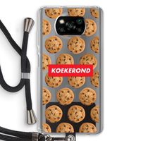 Koekerond: Xiaomi Poco X3 NFC Transparant Hoesje met koord