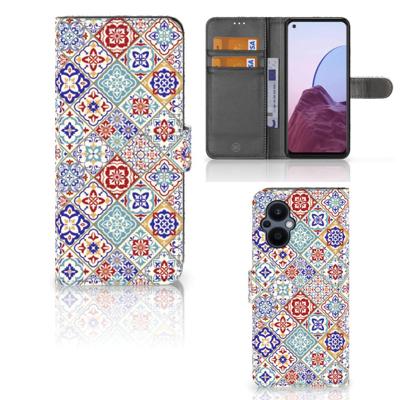 OPPO Reno 8 Lite | OnePlus Nord N20 | Bookcase | Tiles Color