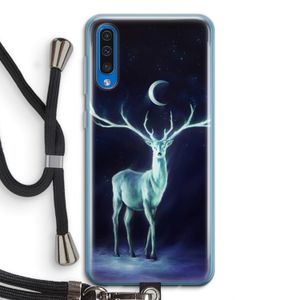 Nightbringer: Samsung Galaxy A50 Transparant Hoesje met koord