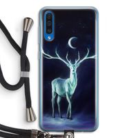 Nightbringer: Samsung Galaxy A50 Transparant Hoesje met koord