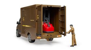 bruder MB Sprinter UPS met chauffeur en toebehoren modelvoertuig