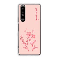 Giving Flowers: Sony Xperia 1 III Transparant Hoesje