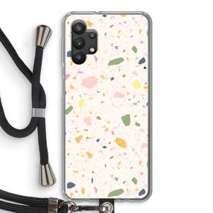 Terrazzo N°21: Samsung Galaxy A32 5G Transparant Hoesje met koord