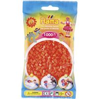 Hama strijkkralen oranje (004) - thumbnail