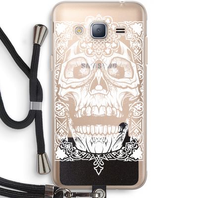 Seek & Destroy: Samsung Galaxy J3 (2016) Transparant Hoesje met koord