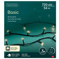 Kerstverlichting - 720 led lampjes -warm wit -5400 cm - zwart snoer -timer en dimmer - thumbnail