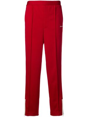 AMBUSH pantalon de jogging à rayures latérales - Rouge
