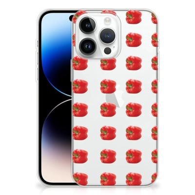 iPhone 14 Pro Max | Siliconen Case | Paprika Red