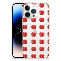iPhone 14 Pro Max | Siliconen Case | Paprika Red