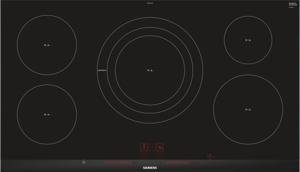 Siemens EH975LVC1E kookplaat Zwart, Roestvrijstaal Ingebouwd Inductiekookplaat zones 5 zone(s)