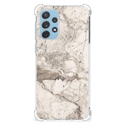 Samsung Galaxy A73 Anti-Shock Hoesje Marmer Beige Samsung Galaxy A73 Anti-Shock Hoesje Marmer Beige