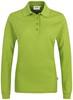 Hakro 215 Women's long-sleeved polo shirt MIKRALINAR® - Kiwi - 3XL