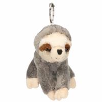 Ravensden Pluche luiaard knuffel sleutelhanger - dier knuffels - 10 cm