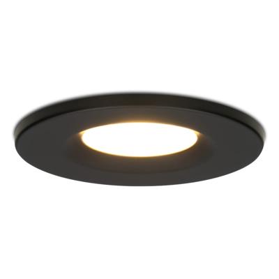 Venezia LED inbouwspot - 6 Watt 650 lumen - 2700K warm wit - Dimbaar - Rond - IP65 waterdicht - Zwart - Voor binnen, buiten en badkamer Venezia LED inbouwspot - 6 Watt 650 lumen - 2700K warm wit - Dimbaar - Rond - IP65 waterdicht - Zwart - Voor binnen, buiten en badkamer