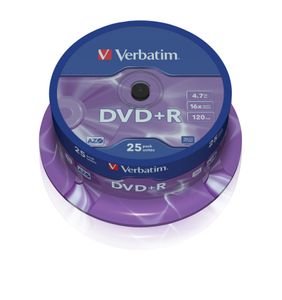 Verbatim 43500 DVD+R disc 4.7 GB 25 stuk(s) Spindel