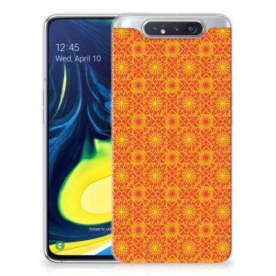 Samsung Galaxy A80 | TPU bumper | Batik Oranje