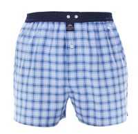 Mc Alson Boxer met binnenbroek blauw ruit
