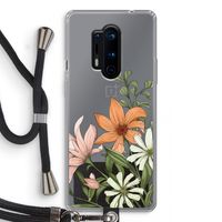 Floral bouquet: OnePlus 8 Pro Transparant Hoesje met koord