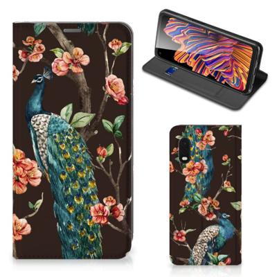 Samsung Xcover Pro | Hoesje maken | Pauw met Bloemen