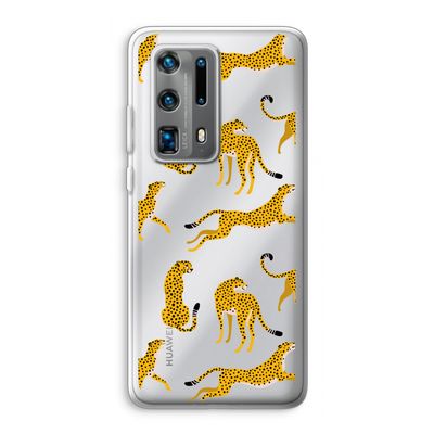 Luipaard: Huawei P40 Pro Plus Transparant Hoesje