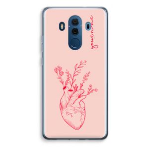 Blooming Heart: Huawei Mate 10 Pro Transparant Hoesje