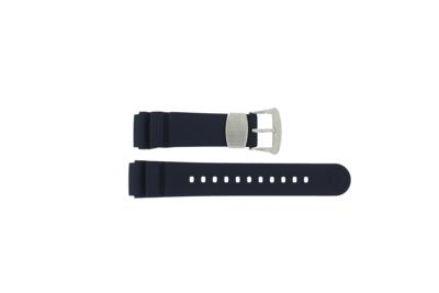 Horlogeband Seiko V175-0EY0 / SSC785P1 / R035012J0 Rubber Blauw 20mm