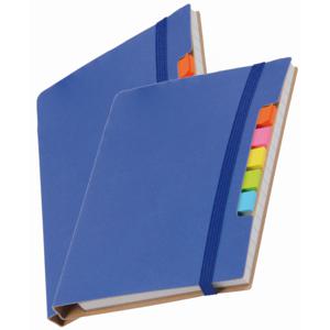 Schoolschriften/notitieboeken - Pakket van 2x stuks - A6 formaat - 70 gelinieerde pagina - blauw - m