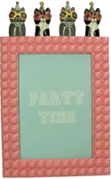 Kersten fotolijst polystone party kat 17x1.5x28cm multi