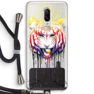 Fading: OnePlus 6 Transparant Hoesje met koord