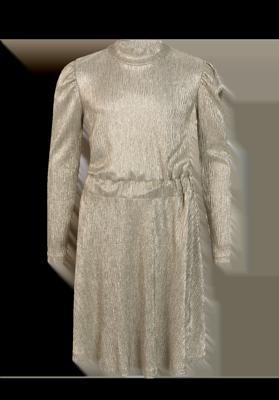 Dress Nimra Plisse Pes 165G Gold