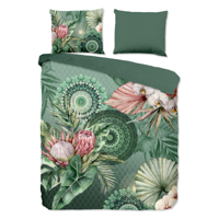 Dekbedovertrek Natuur & Bloemen 200x200 Cm Ademend & Dubbele Instopstrook & Anti-allergisch & Verwarmend HIP - Dekbed-Discounter.nl