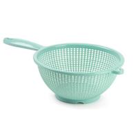 Plasticforte Keuken vergiet/zeef - kunststof - D24 x H11 cm - mintgroen