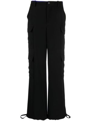 P.A.R.O.S.H. pantalon droit Poker à poches multiples - Noir