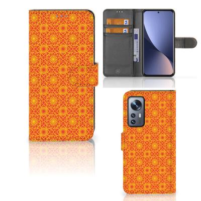 Xiaomi 12 | 12X | Telefoon Hoesje | Batik Oranje