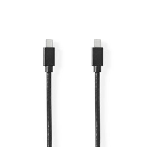 Nedis Mini DisplayPort-Kabel | Mini-DisplayPort Male naar Mini-DisplayPort Male | 48 Gbps | 2 m | 1 stuks - CCGP37504BK20 CCGP37504BK20
