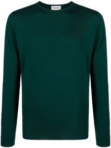 John Smedley pull Lundy en laine mérinos - Vert