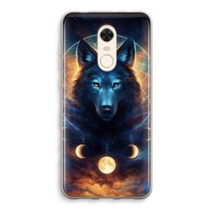 Wolf Dreamcatcher: Xiaomi Redmi 5 Transparant Hoesje
