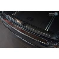 RVS Bumper beschermer passend voor 'Deluxe' BMW X3 F25 2014-2017 Zwart/Rood-Zwart Carbon AV244043 - thumbnail