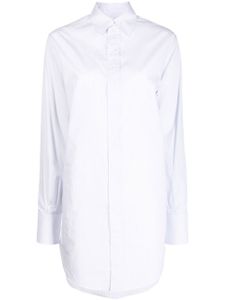 SA SU PHI robe-chemise à coupe oversize - Blanc