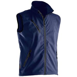 Jobman J7502-dunkelblau-L Jacket Light Softshell vest Maat: L Donkerblauw