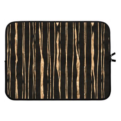 Gouden strepen: Laptop sleeve 15 inch